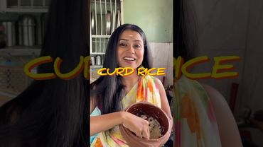 Curd rice ! ❤️my most favourite comfort food 😍 #vlog #minivlog #cooking #vlogger#viralshorts