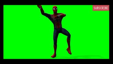 SPIDERMAN DANCING ON GANGNAM STYLE SONG GREEN SCREEN