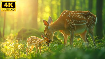 Beautiful Baby Animals 4K - Explore The Amazing Animal World With Relaxing Music
