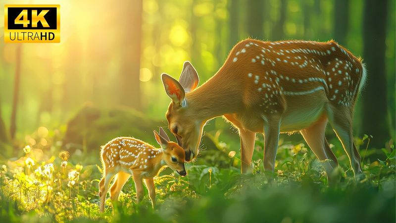 Wunderschöne Tierbabys 4K – Entdecken Sie die erstaunliche Tierwelt mit entspannender Musik