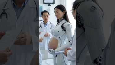 Pregnant Robot Gives Birth to a Baby #robot