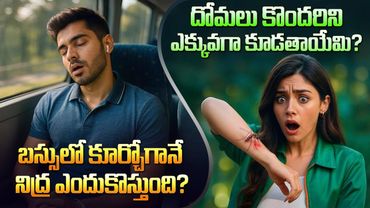 Why Mosquitoes Bite You More 🦟 + Sleepy Bus Rides Science 😴 & More | Telugu Facts