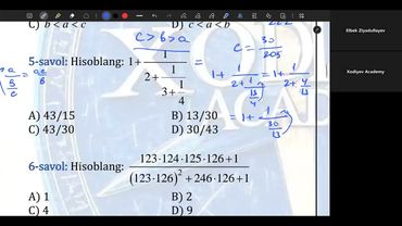 Kasrlar 2 Test Tahlili