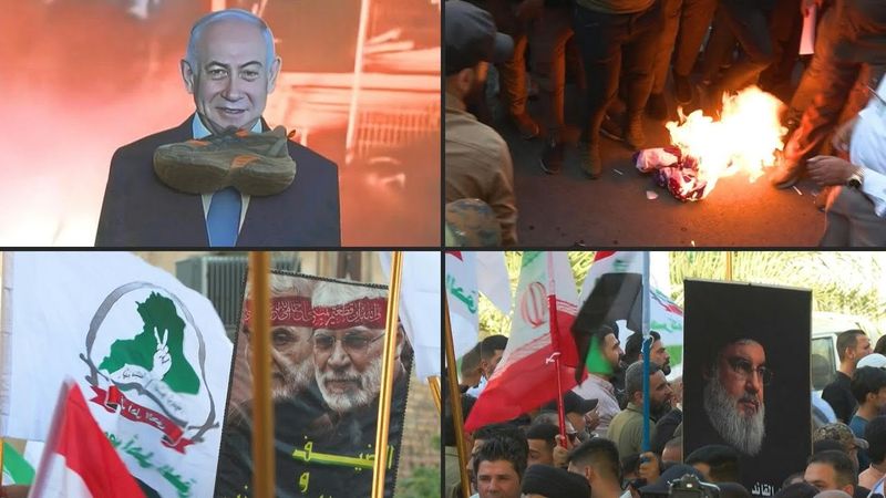 Pro-Iran protesters rally in Baghdad as strikes with Israel enter fourth day | AFP