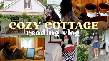 cozy cottage vlog🧺📖☕️reading, drinking lots of hot beverages and enjoying a quiet weekend🤎