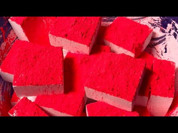 Heavy Coral Pigment on Chalk