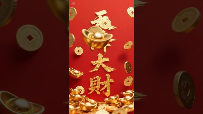 《天降大财》接了！转发！功德无量！#正能量 #手机壁纸 #手机屏保 #壁纸 #国学文化 #道家文化 #民间文化 #民间传说 #发财 #转运