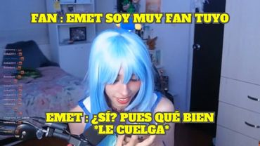 EMET SE PASA DE FRÍA CON UN FAN