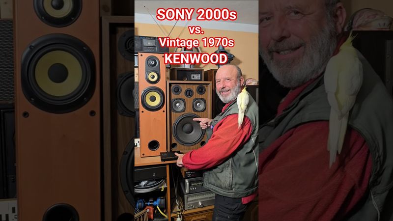 Sony 2000s vs. Kenwood 70s: Speaker Sound Battle!