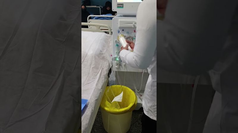 پرایم و آماده سازی دستگاه دیالیز