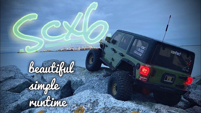 SCX6 - Chillax with a Run along the Coastline. 4k HD 🤘🤩🤘