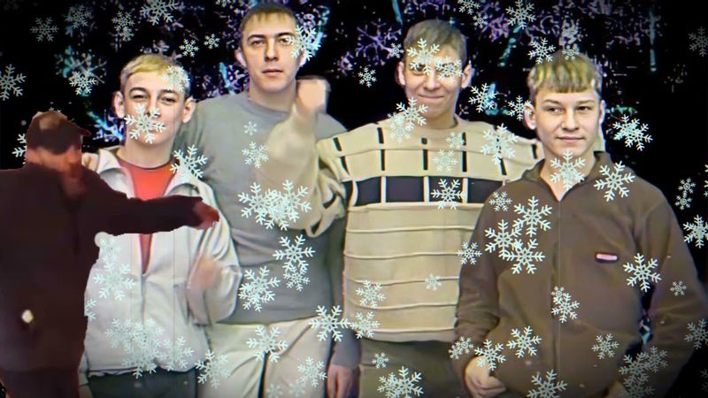 Плыли мы по морю ветер мачту рвал, в стиле Стекловата новый год.