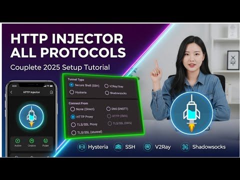 HTTP Injector Full Setup 2025 | UDP Hysteria, SSH, V2Ray & Shadowsocks Configuration
