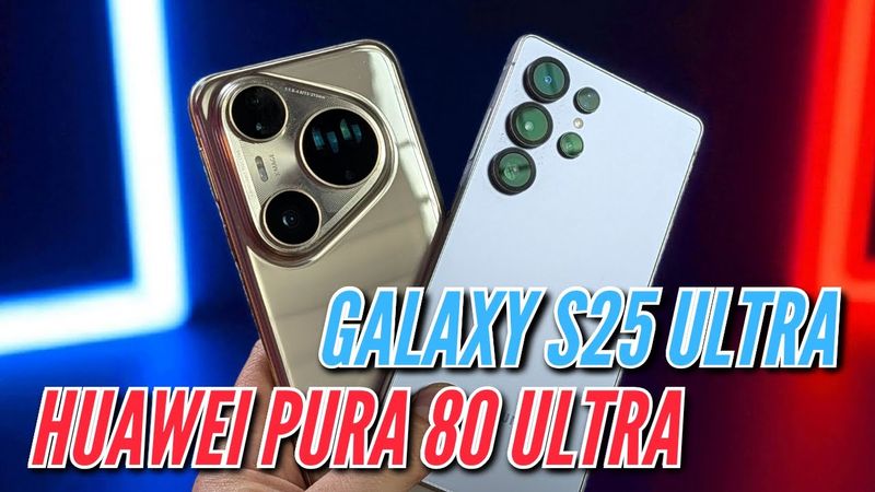 ЛУЧШАЯ КАМЕРА. GALAXY S25 ULTRA vs HUAWEI PURA 80 ULTRA