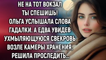 Не на тот вокзал ты спешишь! Ольга услышала слова гадалки. А едва увидев свекровь, решила проследить