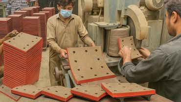 How Factories Build the Brake Shoes That Stop 18-Wheeler's – Full Production Tour