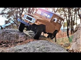 [4K]RC Car RC4WD Gelande II FJ40 Cruiser First Trail Ride