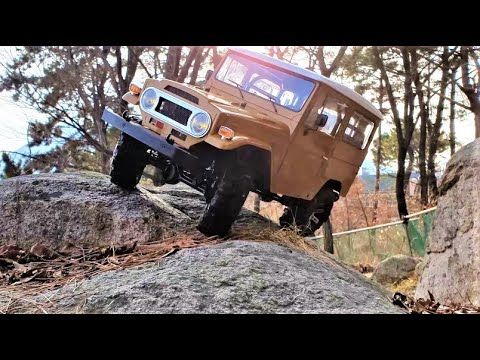 [4K]RC Car RC4WD Gelande II FJ40 Cruiser First Trail Ride