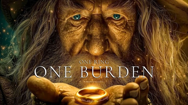 One Ring, One Burden — Calm & Deep Focus | Lord Of The Rings Ambience