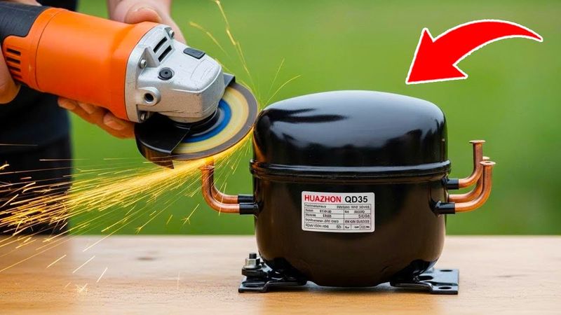 No one knows fridge compressor are a gold mine! Try reusing fridge compressor and It will SHOCK you