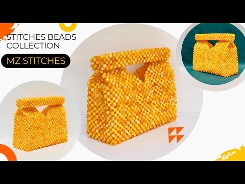 Il modo più SEMPLICE per realizzare la BORSA CON PERLINE fatta a mano dal design PIÙ CARINO//Bors...