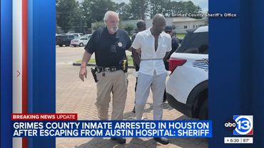 Grimes County inmate arrested in Houston after escaping from Austin hospital, sheriff's office says