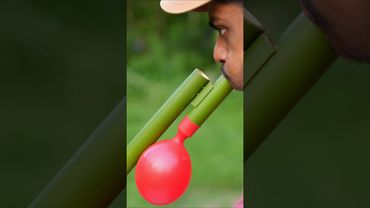 DIY Bamboo Creations with quite Balloone Slingshots #Bamboo #Bambooart