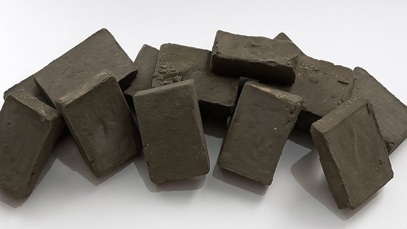 Black Crunch Explosion 💣🖤 So Dusty, So Satisfying! 💨💥#asmr#oddlysatisfying#charcoal #crunchycrumbles