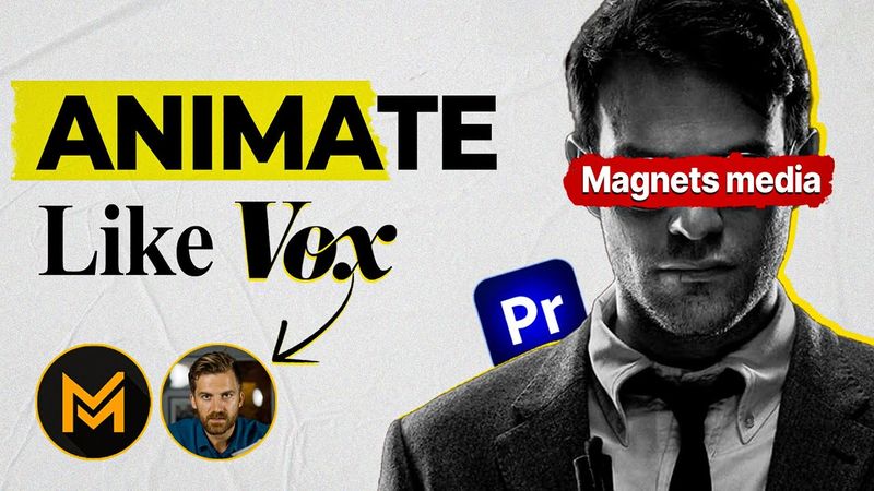How to Animate like Vox, Johnny Harris in Adobe Premiere Pro