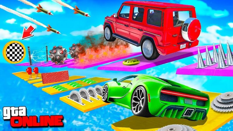 УСПЕЙ ПРОЙТИ СКИЛЛ ТЕСТ за 15 МИН или ФИНИШ ЗАКРОЕТСЯ! АЗИАТСКИЙ ПАРКУР НА ВЫБЫВАНИЕ В GTA 5 ONLINE