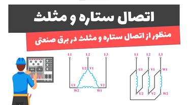 آموزش برق صنعتی - جلسه هشتم - اتصال ستاره و مثلث