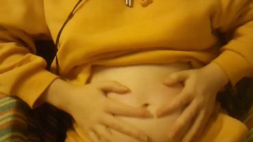 Объелась творога. Расслабляю живот