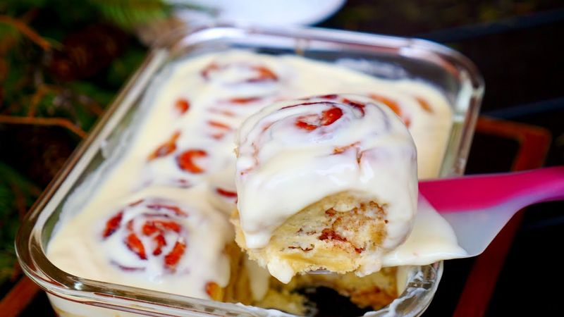 Булочки с Корицей (Синнабоны "КАПУЧИНО")  | Cinnamon rolls "Cappuccino"