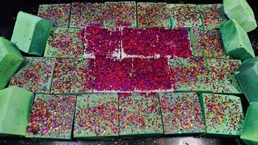 Green Dyed Chalk ASMR Crush | Oddly Satisfying ASMR