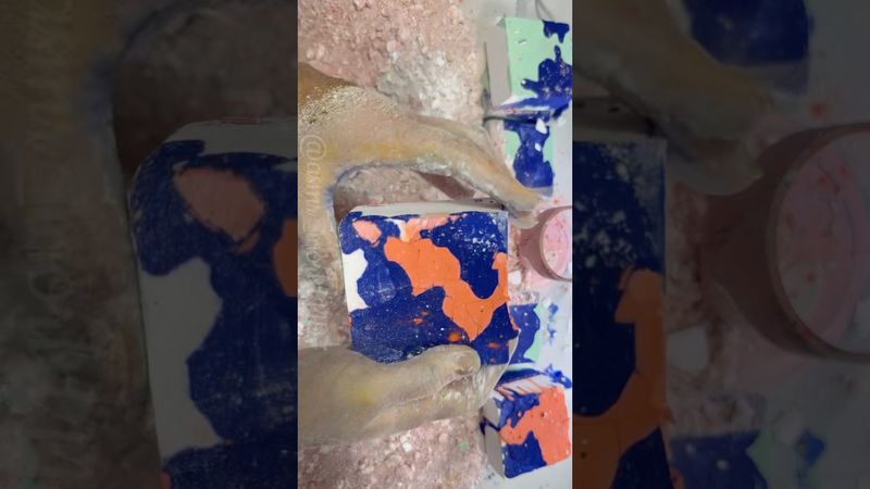 Cornstarch Pasted C3 #crushingtime #oddlysatisfying #relax #sandmentcrushing #oddlysatisfyingvideos