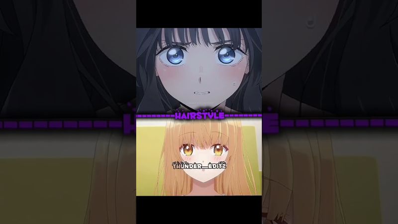 Mahiru Shiina VS Kaoruko Waguri (Beauty Wise) #shortanime
