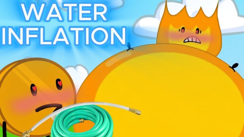 Did Firey just become SUPER FAT by Coiny with Water Inflation?! | BFDI