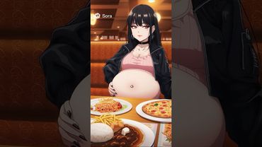 【膨腹アニメ】満腹！地雷系美少女