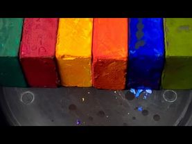 Crispy Vibrantly Dyed Fresh Chalk Blocks 💕