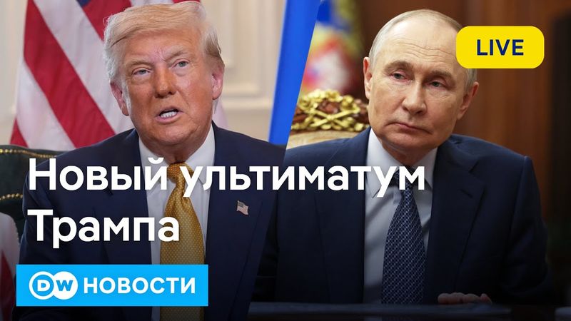 🔴Говорить не интересно: почему Трамп меняет ультиматум Путину, как на это ответил Кремль. DW Новости