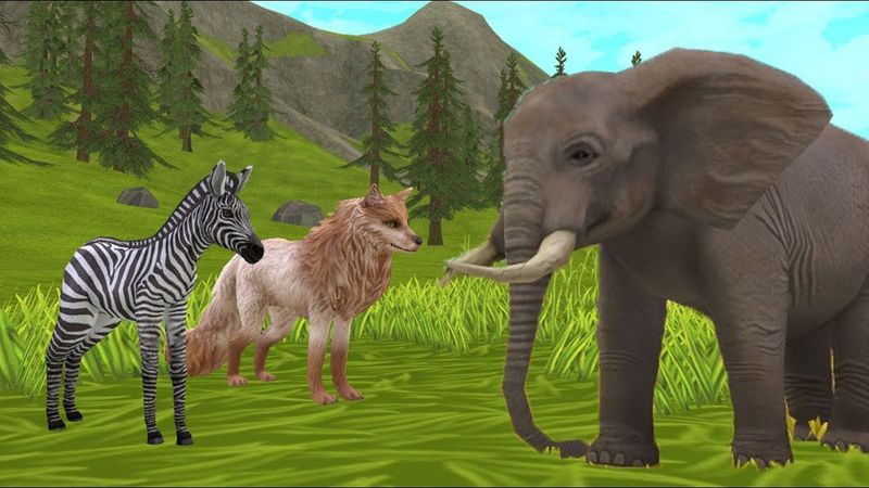 ЛИСИЧКИ ПРОТИВ СЛОНА в WildCraft