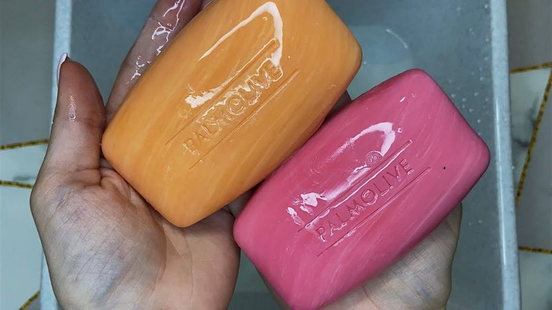 ASMR 🍊🍒Soaping PALMOLIVE | АСМР 🍊🍒Мыление мыла PALMOLIVE