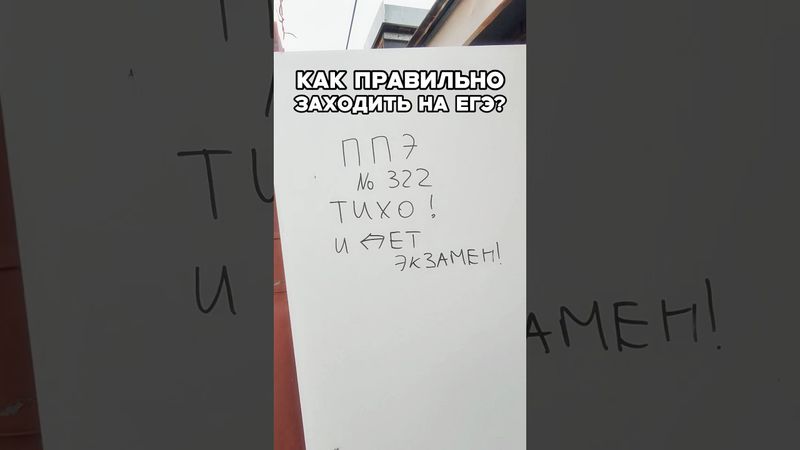 КАК ПРАВИЛЬНО ЗАХОДИТЬ НА ЕГЭ?! Тг: ilchegg #егэ2025 #ильич #егэ #математика #экзамен #профильная