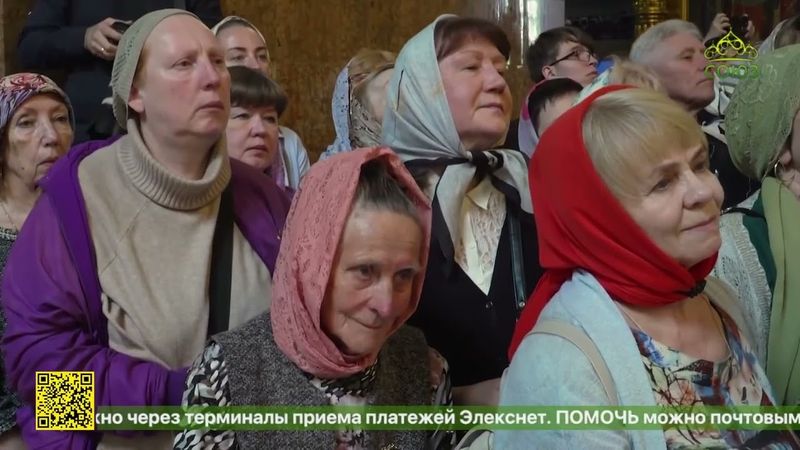 Божественная литургия в Преображенском соборе Николо-Угрешского мужского монастыря