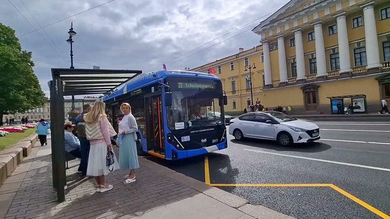 Поездка и обзор троллейбуса БКМ32100D Ольгерд в Санкт-Петербурге
