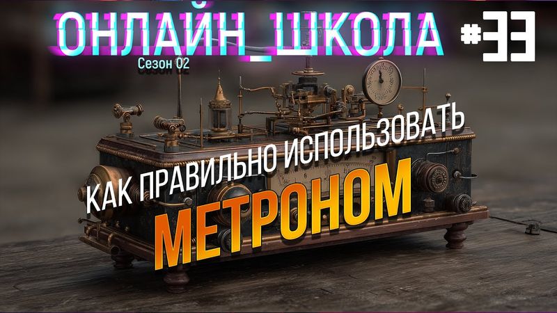 Спорим, ты не знаешь, как ИСПОЛЬЗОВАТЬ МЕТРОНОМ? Онлайн-школа 33