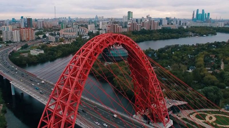 Живописный Мост (кадры с воздуха)