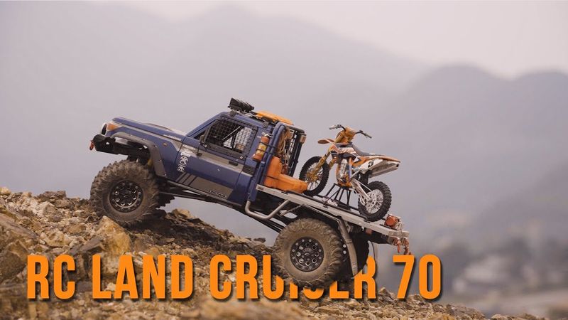 E3S-RC Land Crusier LC70 Killerbody TRX4 vs SCX/ Rc Off Road #2