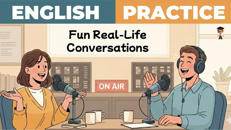 Funny English Conversation Practice 😄 | Real Stories to Speak English Naturally | English Podcast