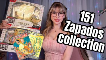 151 Zapados EX Collection/ pokemon/ soft spoken/ ASMR style/ unboxing